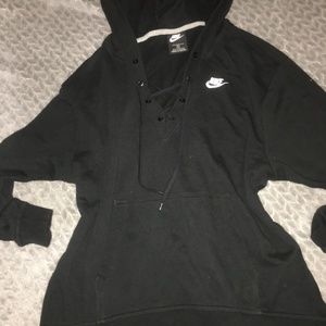 Lace up Nike hoodie 1x